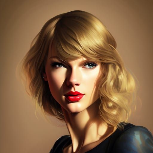 Fruit Portrait in Art Nouveau Style