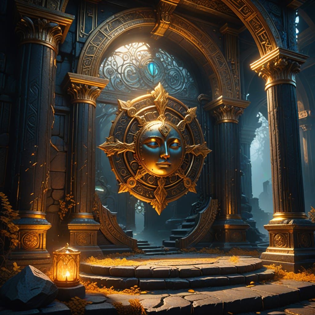 Ethereal Sleep Token in Ancient Ruins