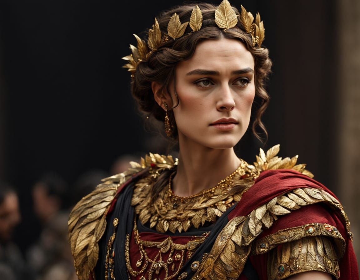 Keira Knightley as Roman Empress Geta Caracalla in Ultrareal...