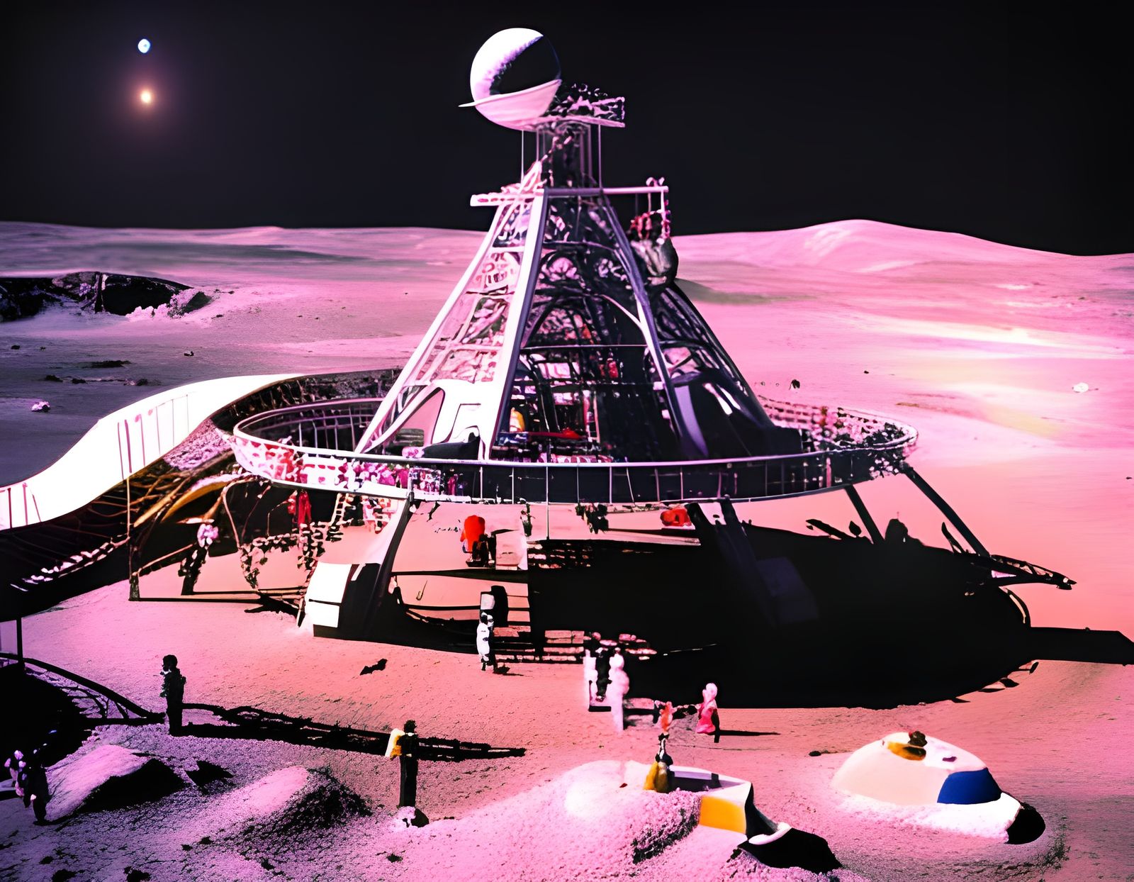 Visit the Lunar Landing Amusement Park!
