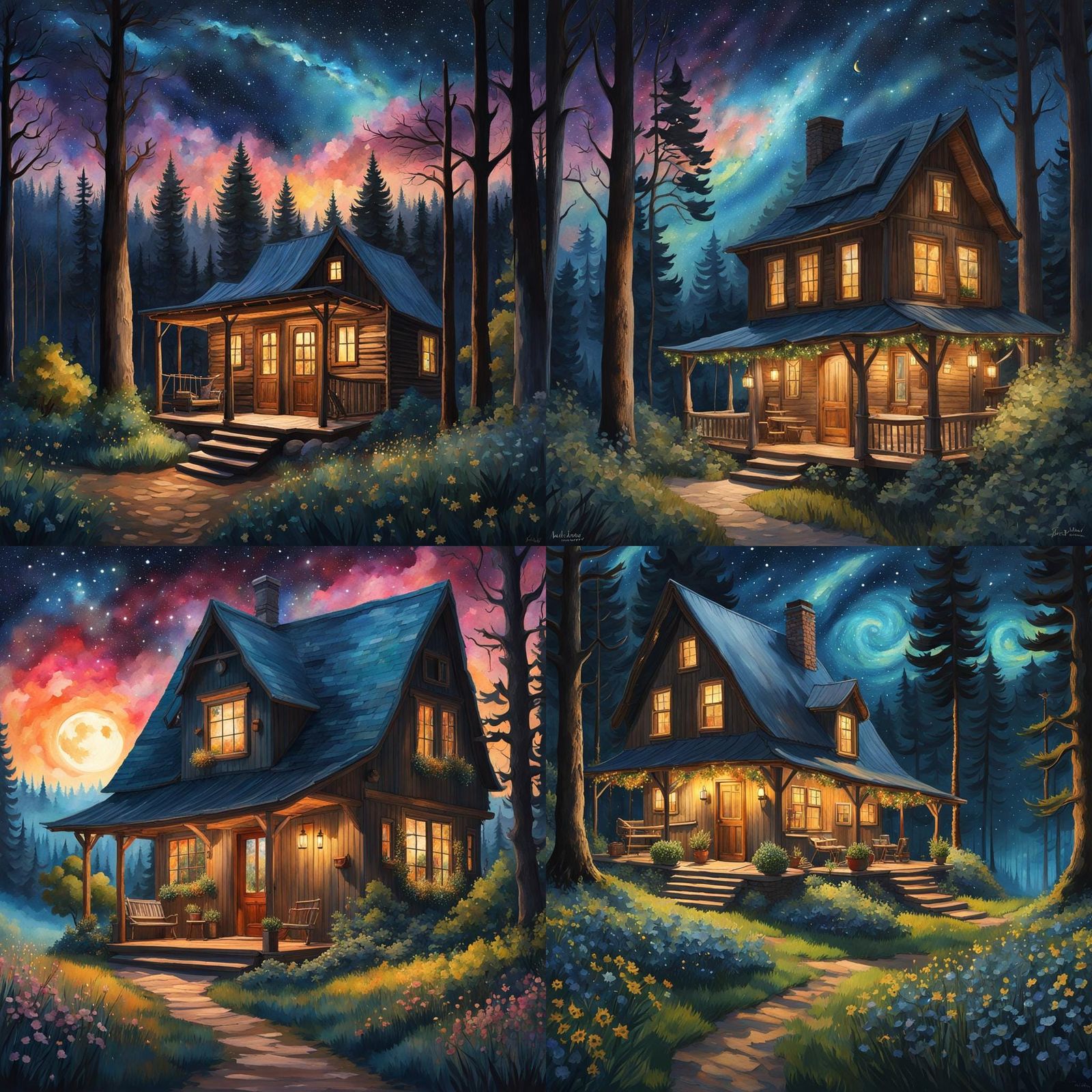 A cozy rustic farmhouse style home.