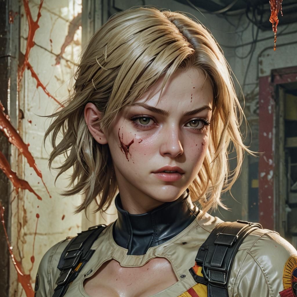 Hyperrealistic Portrait Inspired by Video Game Art