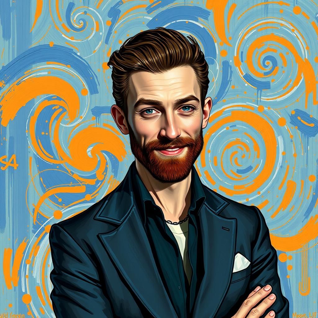 Van Gogh Reimagined as an Instagram Model