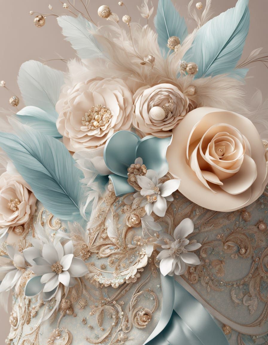 Elegant Easter Bonnet in Pastel Hues