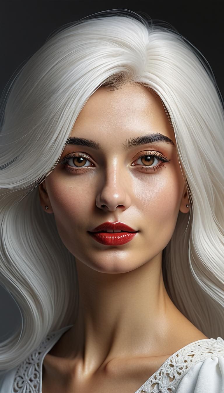 Realistic Portrait of a Gorgeous Maltese Woman