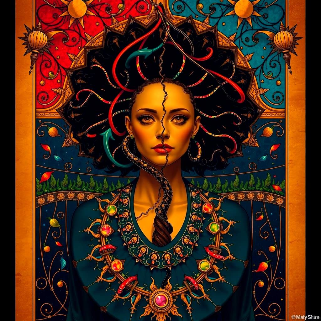 Abstract Swirling Motion and Warped Forms