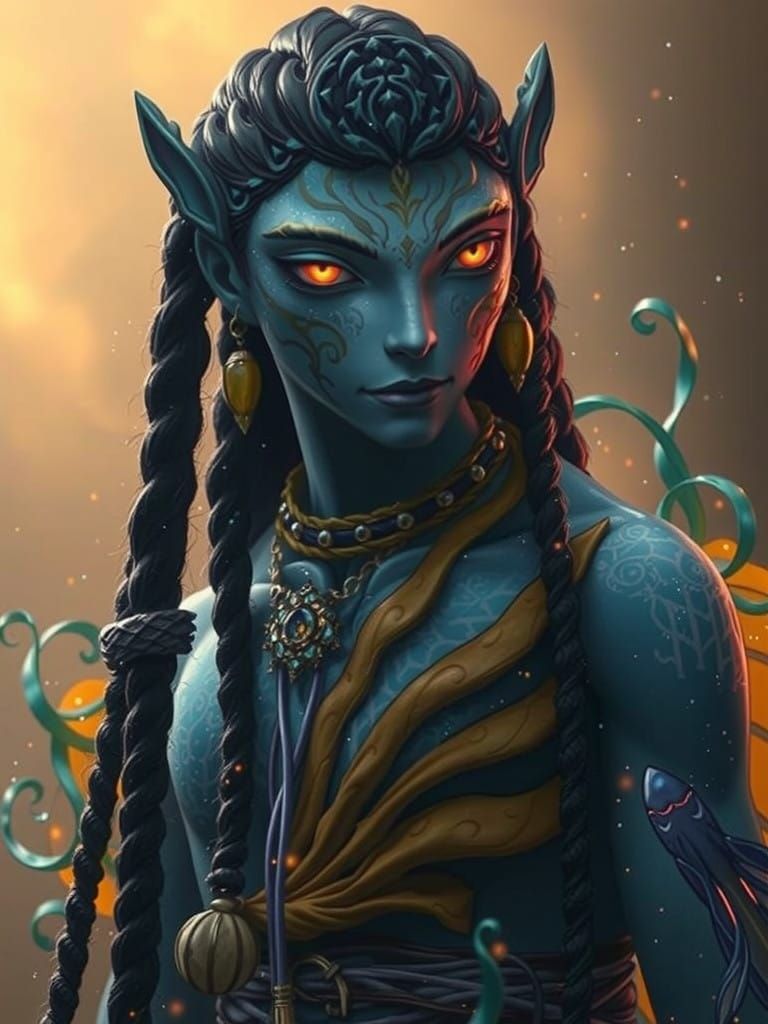 Enchanted Firefly in Dreamlike Anime Scene