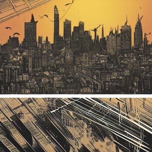 Classic Comic Book Art in the Style of Neal Adams