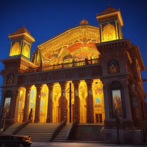 Photorealistic 3D Scene with Vivid Cinematic Details