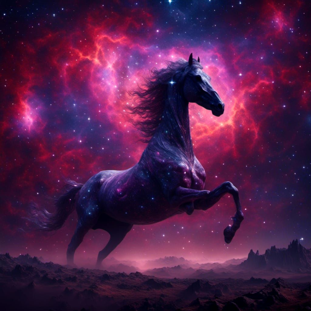 Horsehead Nebula Formed from Swirling Energy