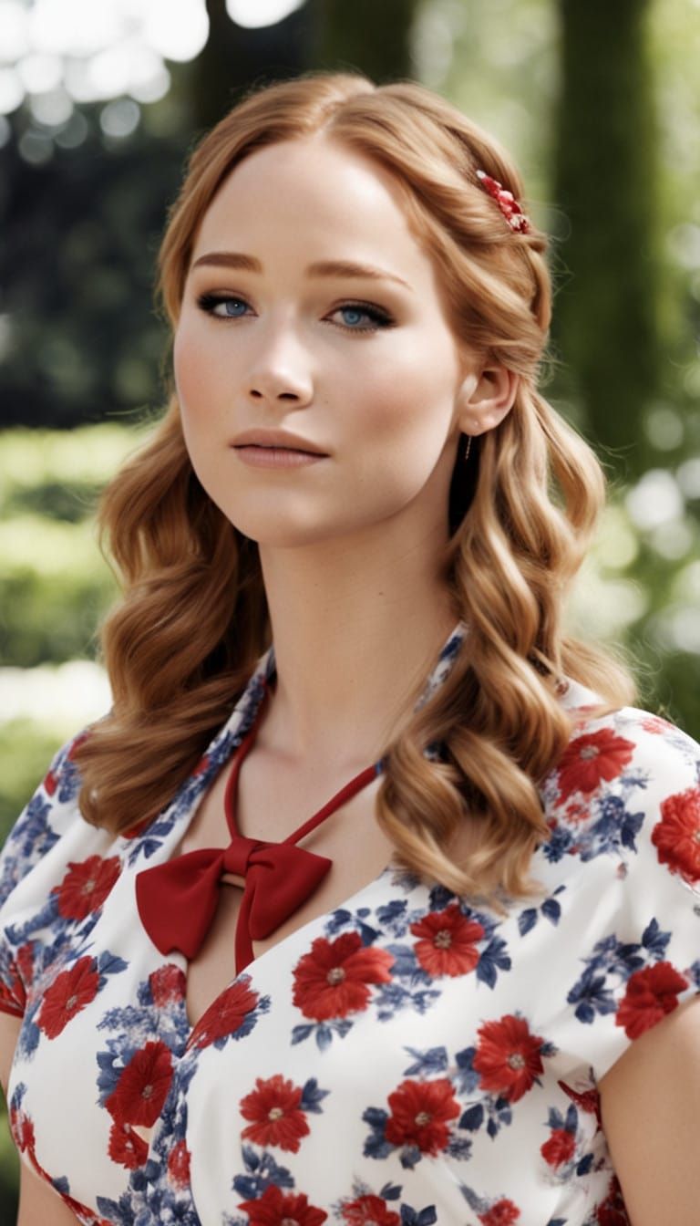 Jennifer in Elegant Preppy Ivy League Style