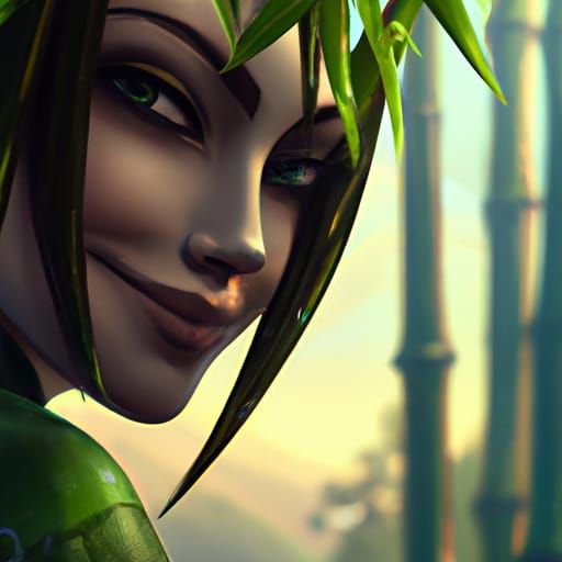 Detailed Portrait with Dynamic Lighting