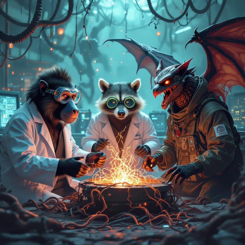 Bizarre Ritual with Animals and a Demon