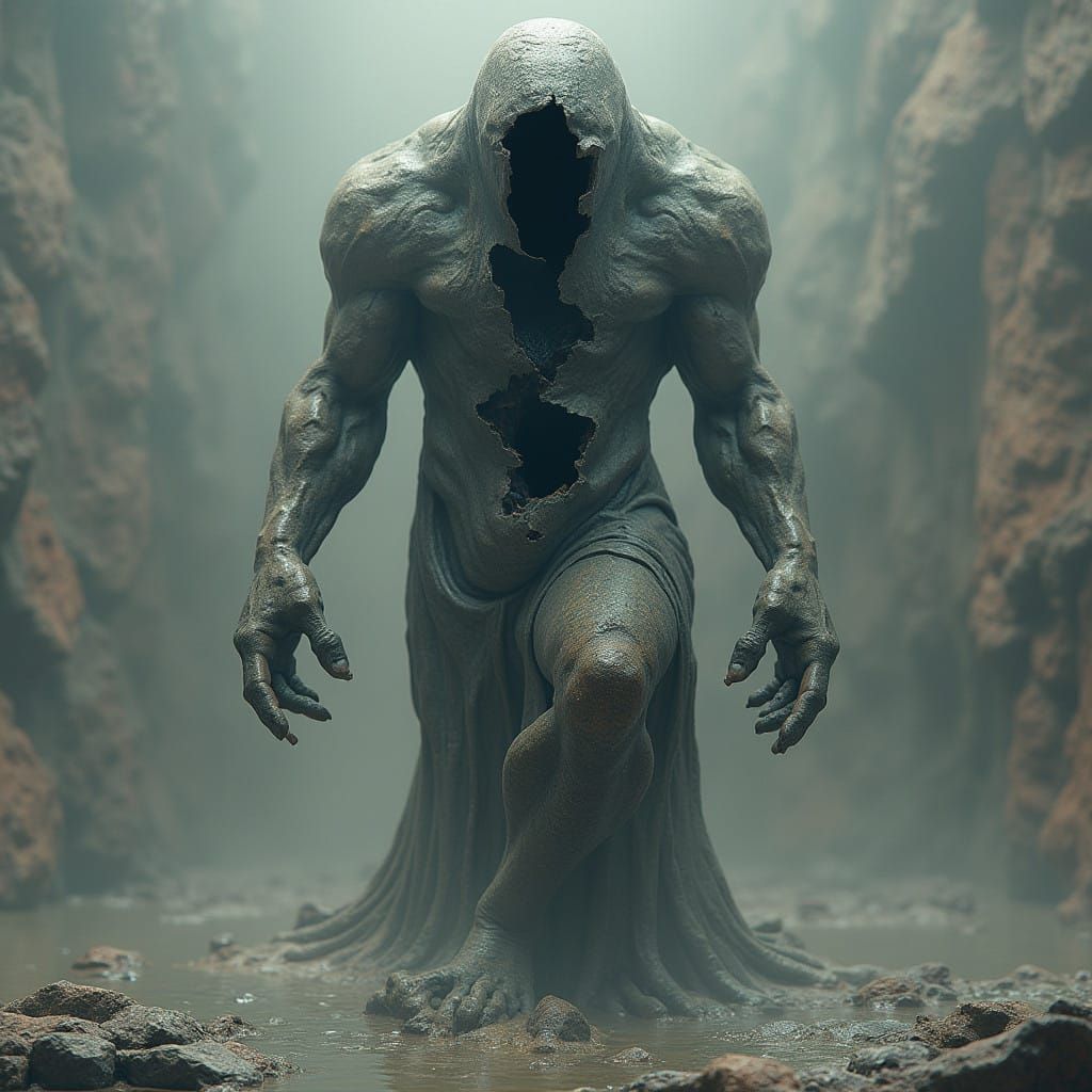 Liquefied Golem Embodies Ancient Rage