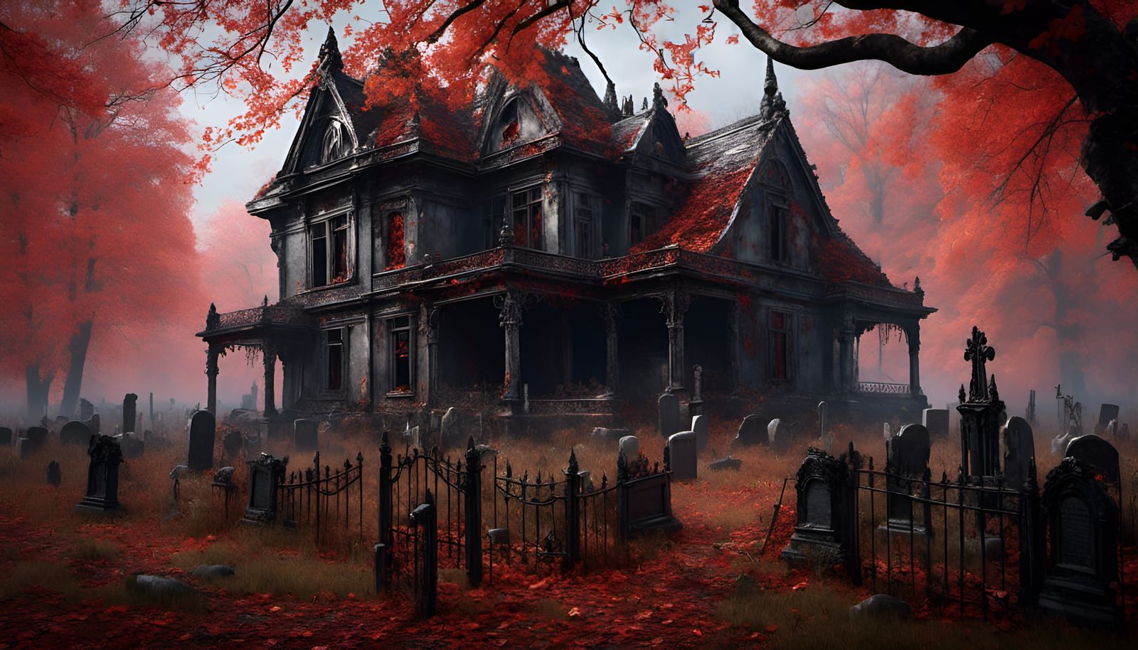 An Abandoned Funeral Home Inside A Cemetery (Continued)