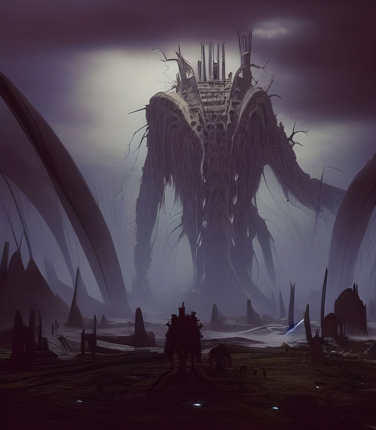 Monstrous Aliens Attack City in Biopunk Dystopia
