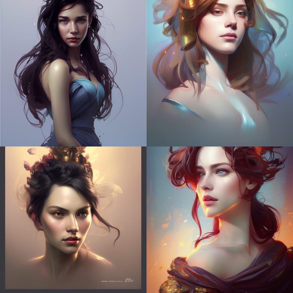Fantasy Portrait with Dynamic Lighting and Rich Detail