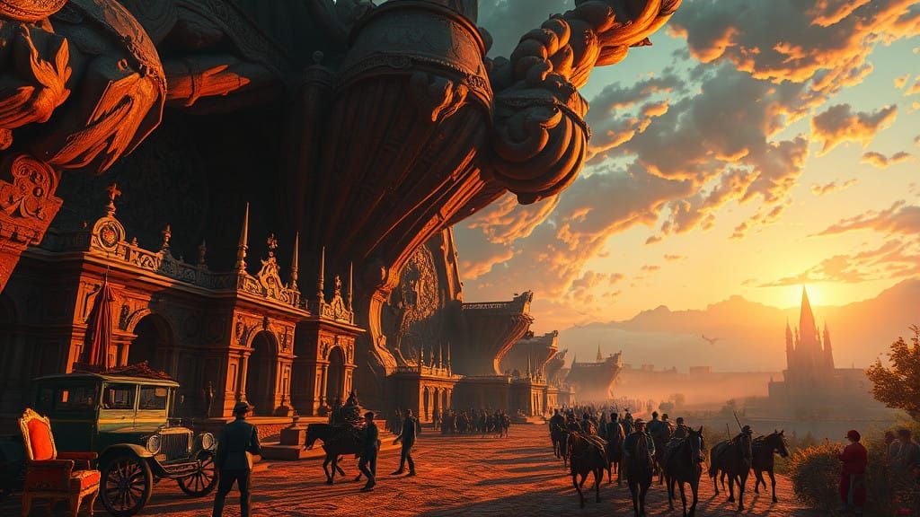 Epic 1916 Buenos Aires Intervention in Dreamlike Detail