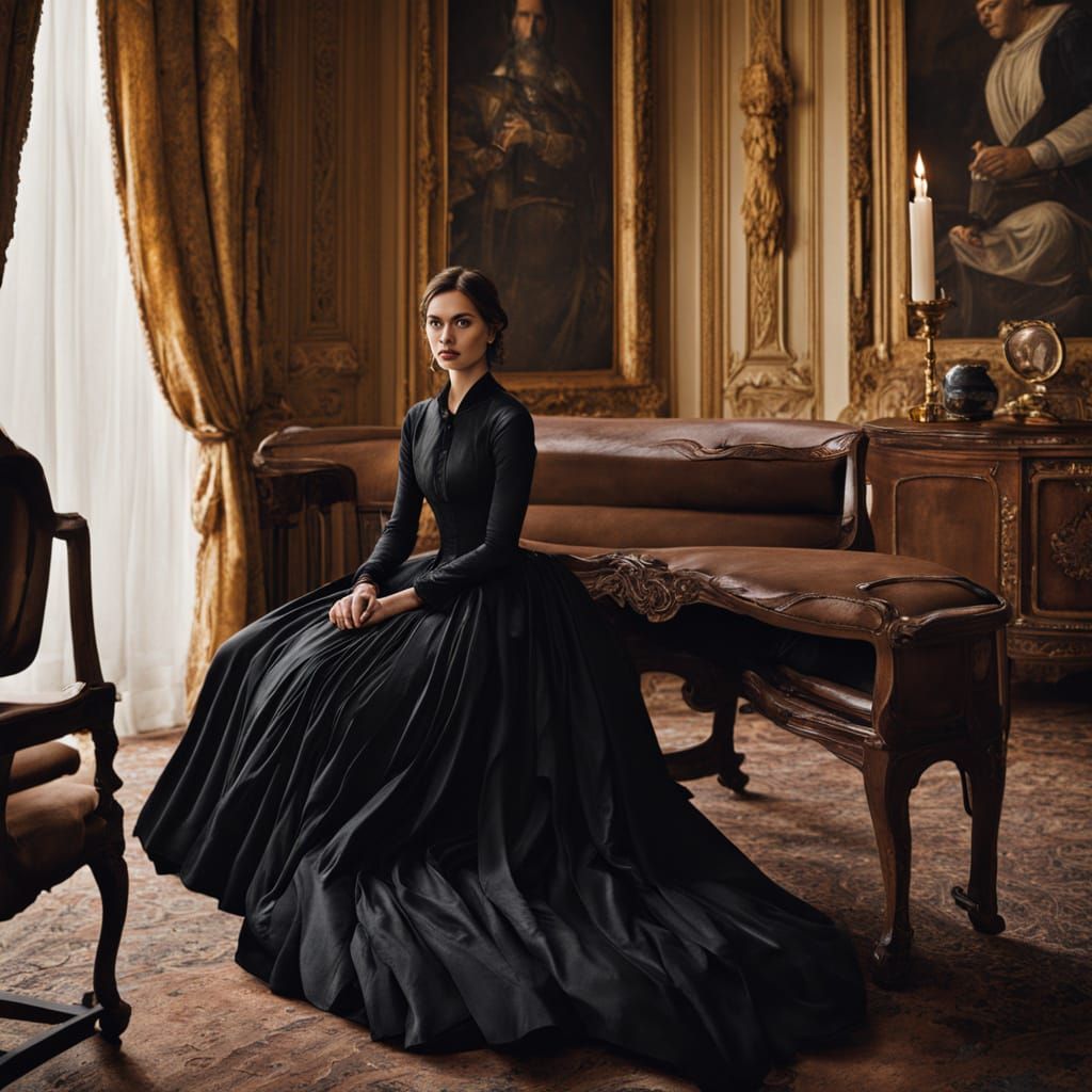 Glamorous Portrait of a Hollywood Star