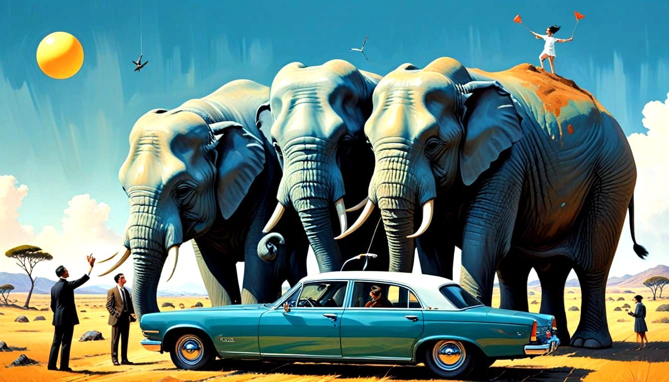 Surreal Scenes of Whimsical Chaos