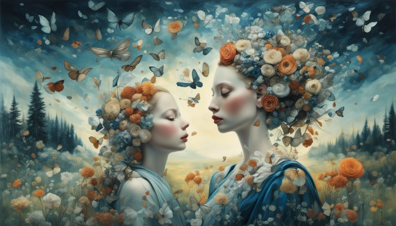 Surreal AI Image of Motherhood