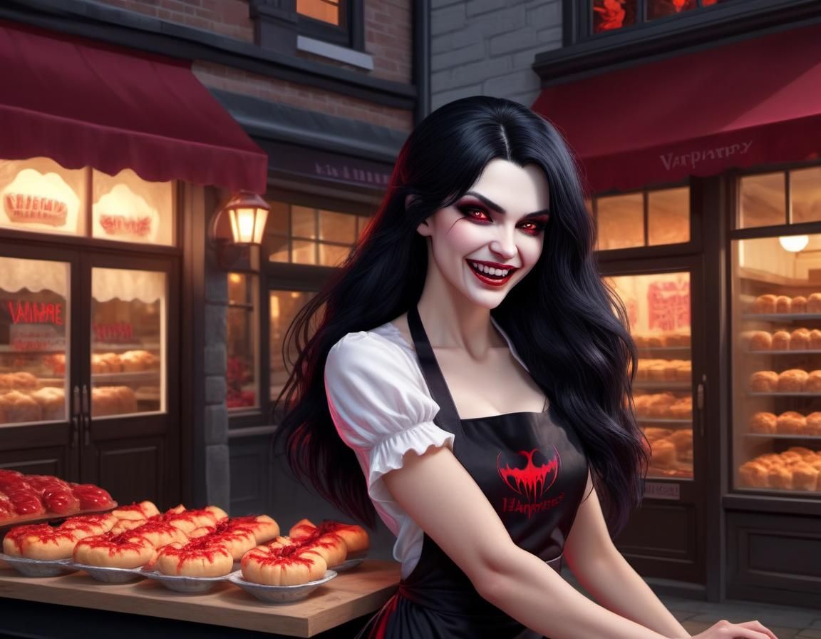 Friendly Vampire Baker