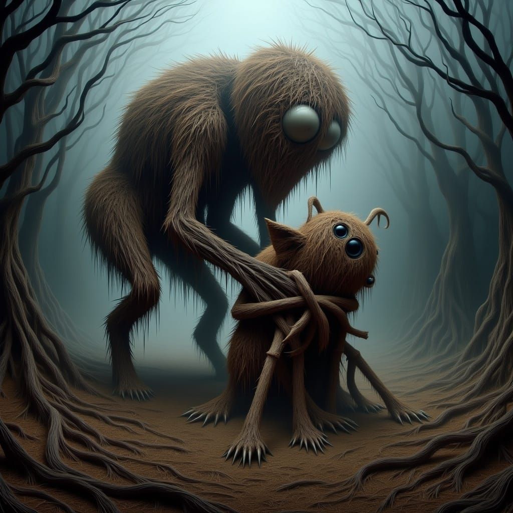 Large Creepy Creature Wants Cuddles