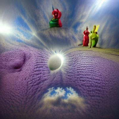 Teletubbies in Iran: Hyperrealistic 8K Resolution