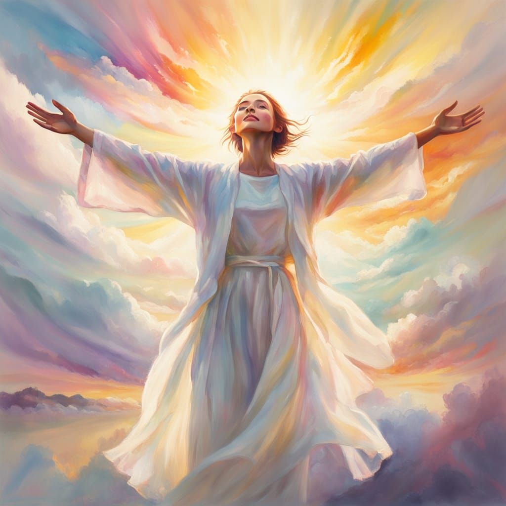 Person in Sunlight: Triadic Colors in Oil Painting