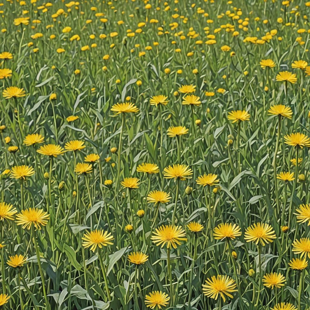 My wildflower lawn attempt! Smh