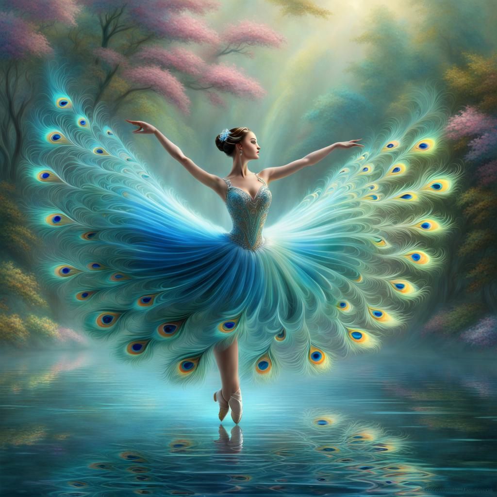 The Stunning Peacock Ballerina