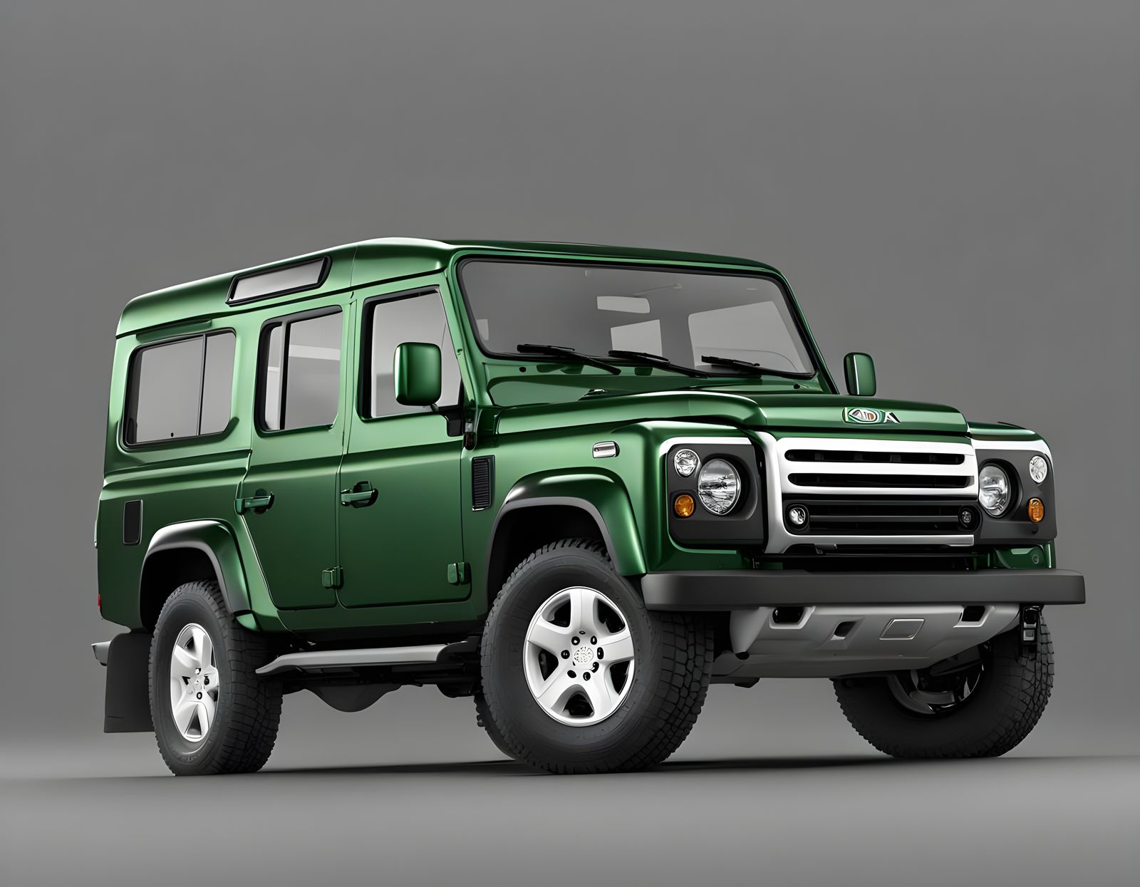 2007 Kia Defender SUV in 3D Render