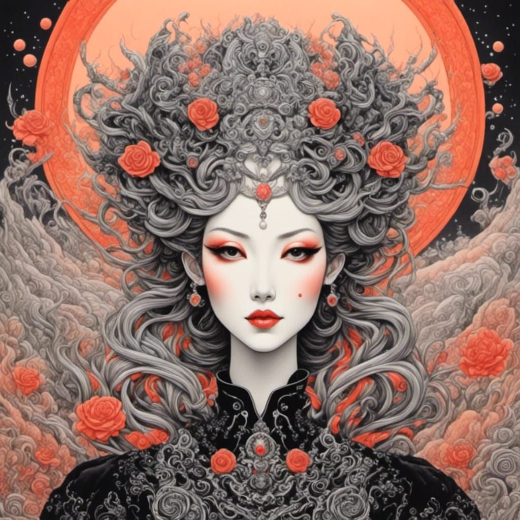 Cinnamon Swirl Abstract Art