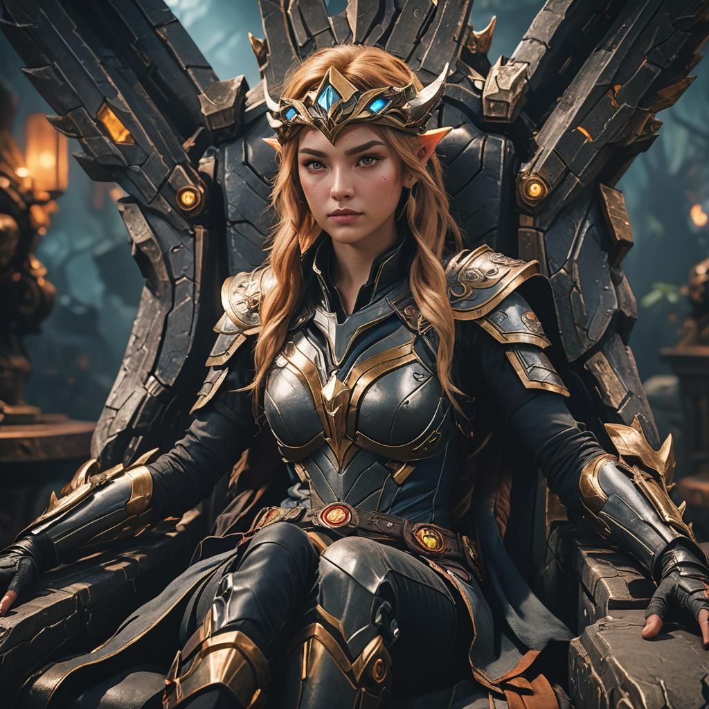Lux from League of Legends: Cinematic Film Still