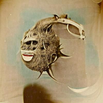 Vintage Full Moon Mask from the 1900s