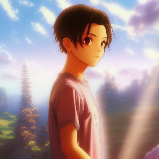 Mechanical Angels Soaring in Ethereal Vaporwave Sky