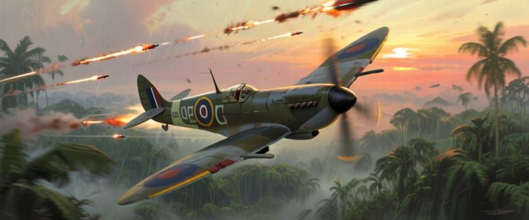 Supermarine Spitfire in 1969 Vietnam Air Combat