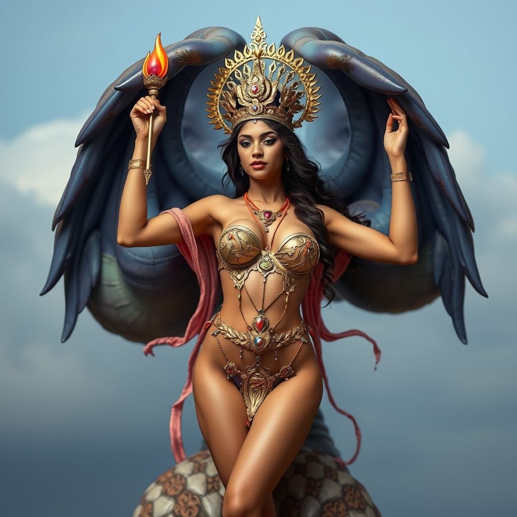 Goddess of Desire as Body Art