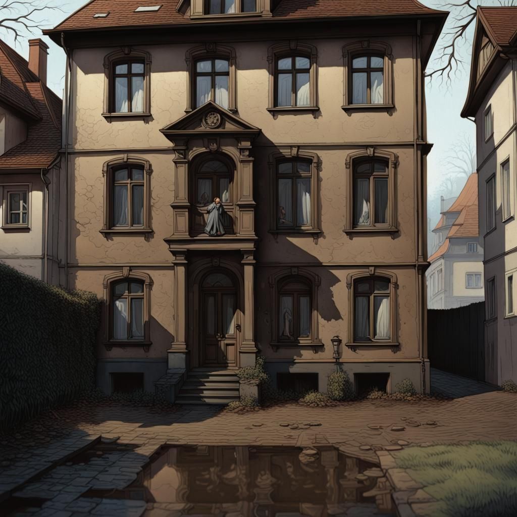 Hyperrealistic Image of Hans Clarin in 1970s Series