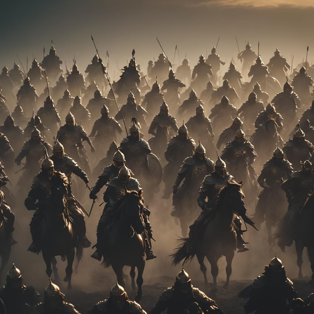 (Death from above, it's an army of kings)