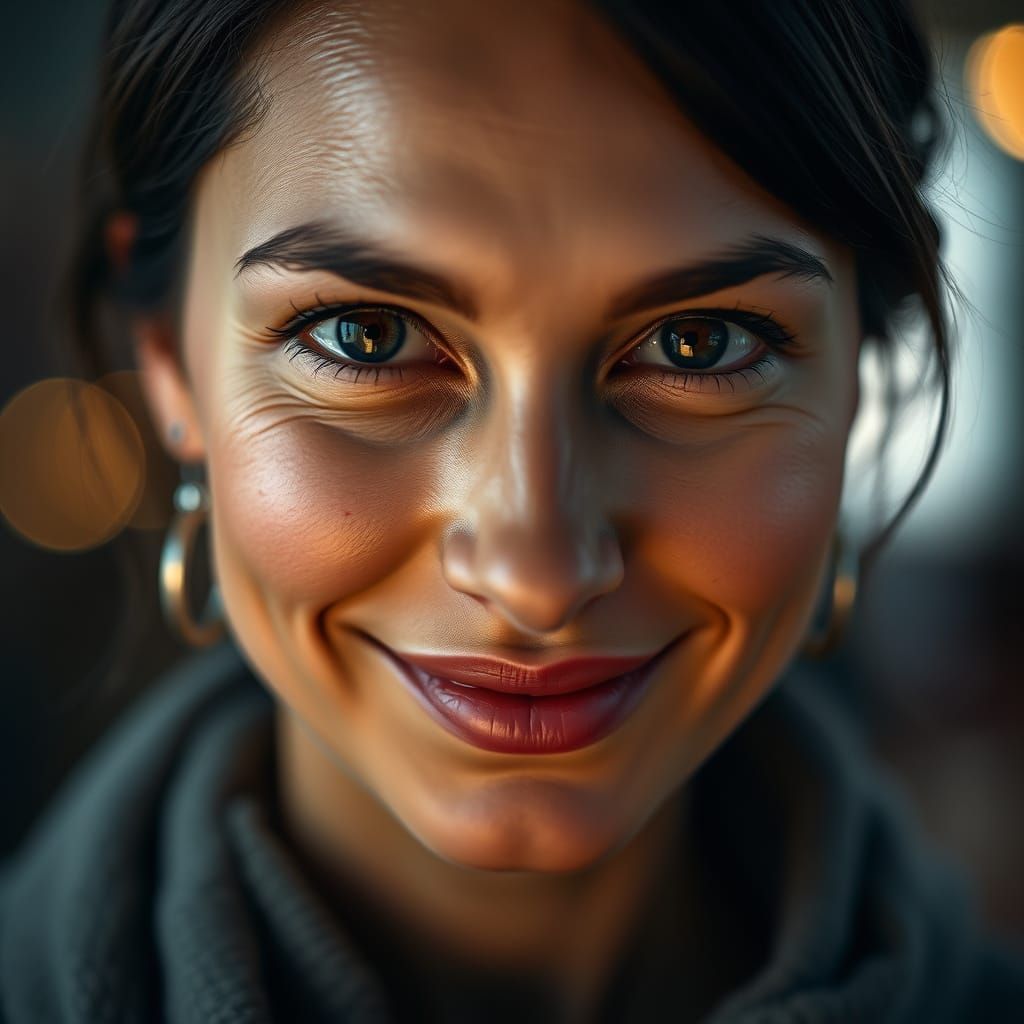 Intimate Portrait of a Woman in Soft Focus