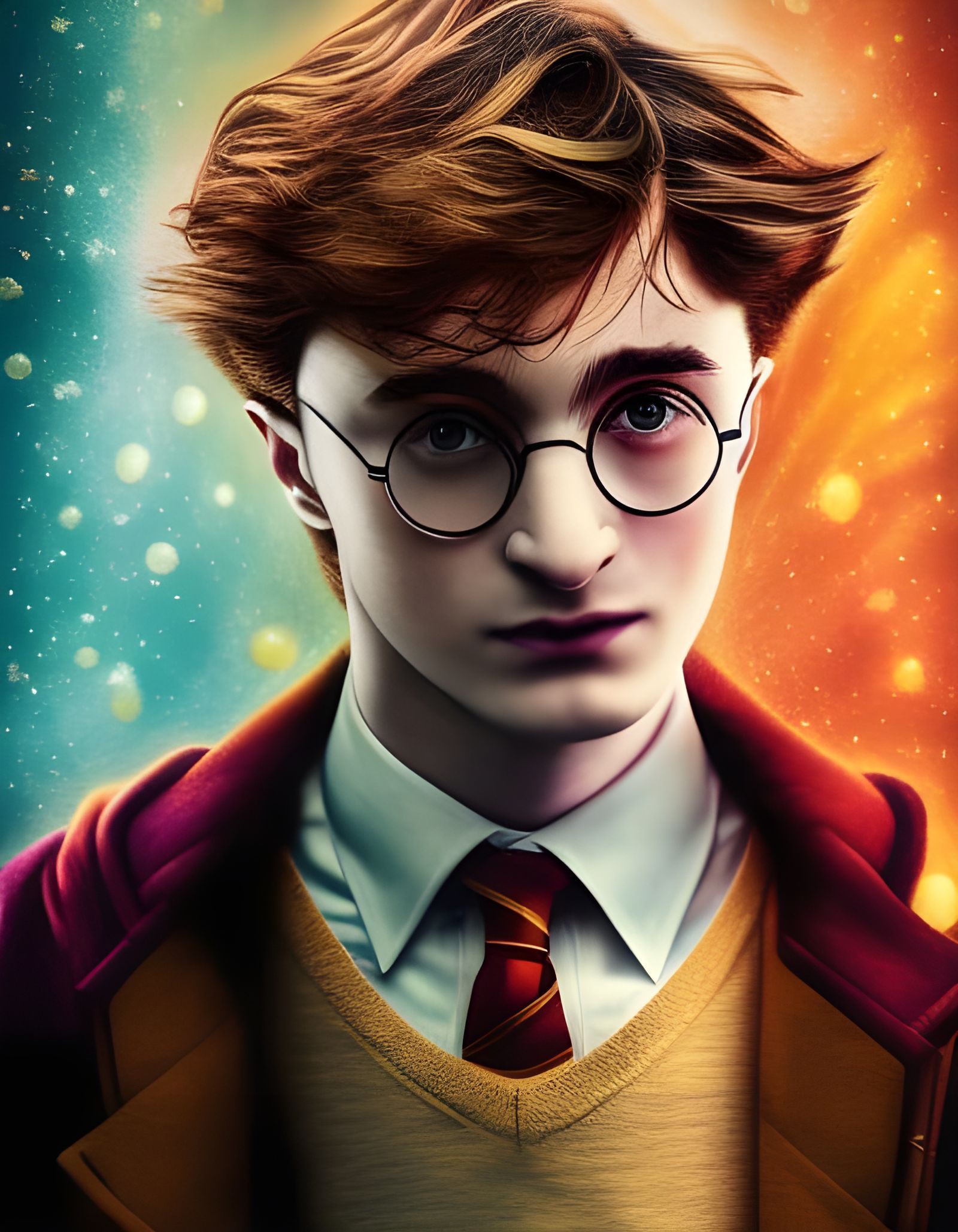 Harry Potter Portrait with Intricate Details