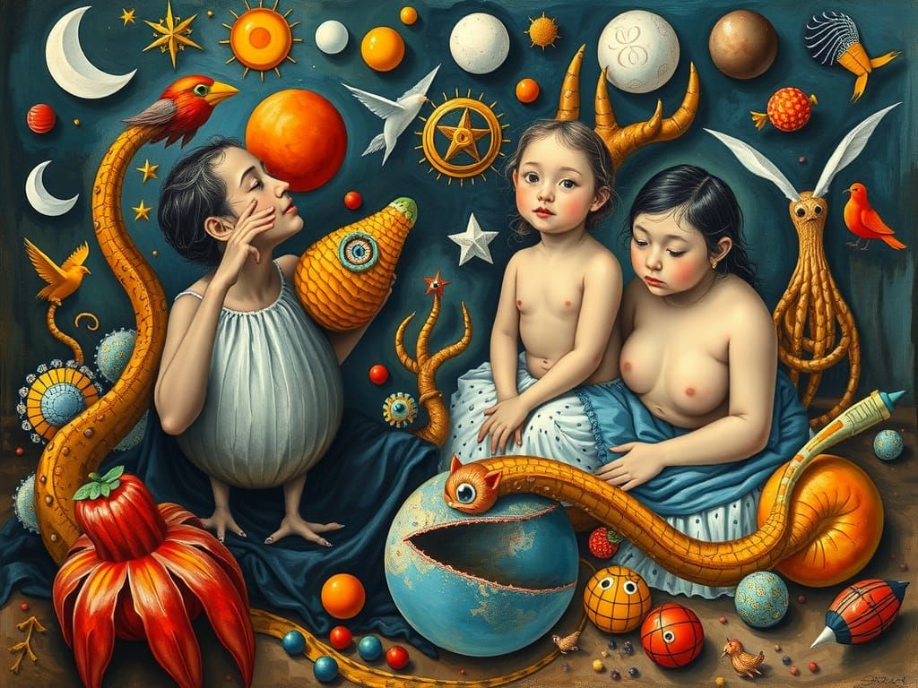 Miro dreams of Bosch