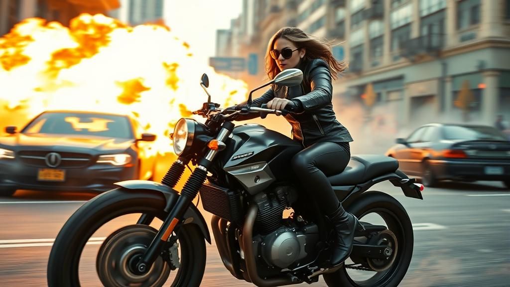 Female Agent Escapes Fiery Explosion