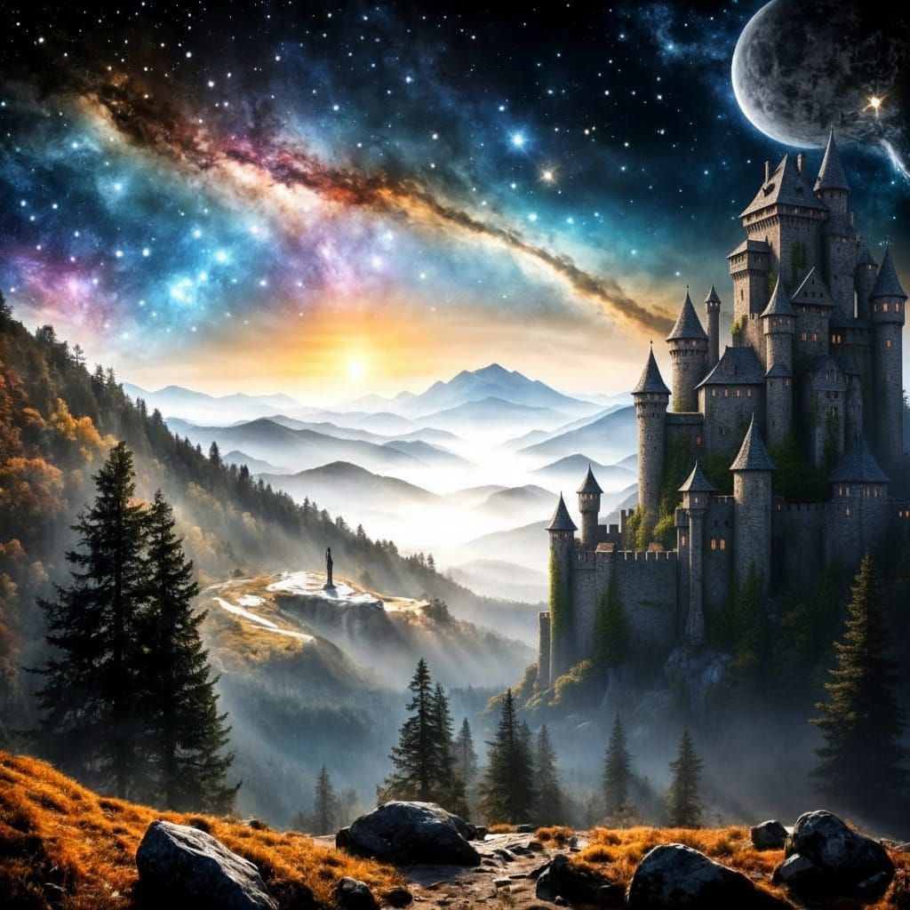 Vast Cosmic Nebula Landscape