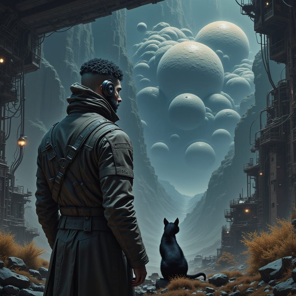 Sci-Fi Scientist Observes Mycelium Planets