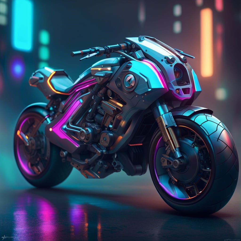 Cyberpunk bike