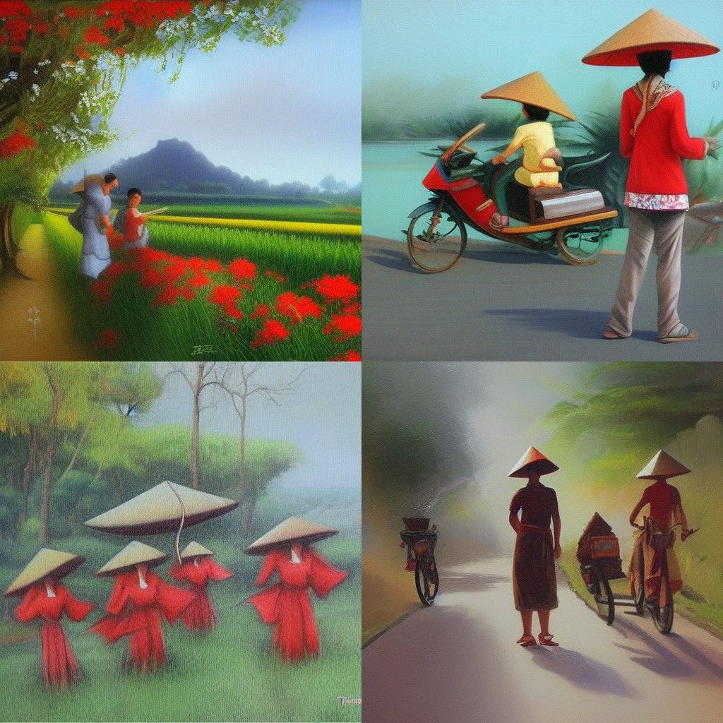 Artwork Inspired by Quang Thanh Phan's Style