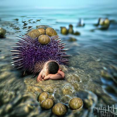 Hyperrealistic Herniated Sea Urchin in CryEngine