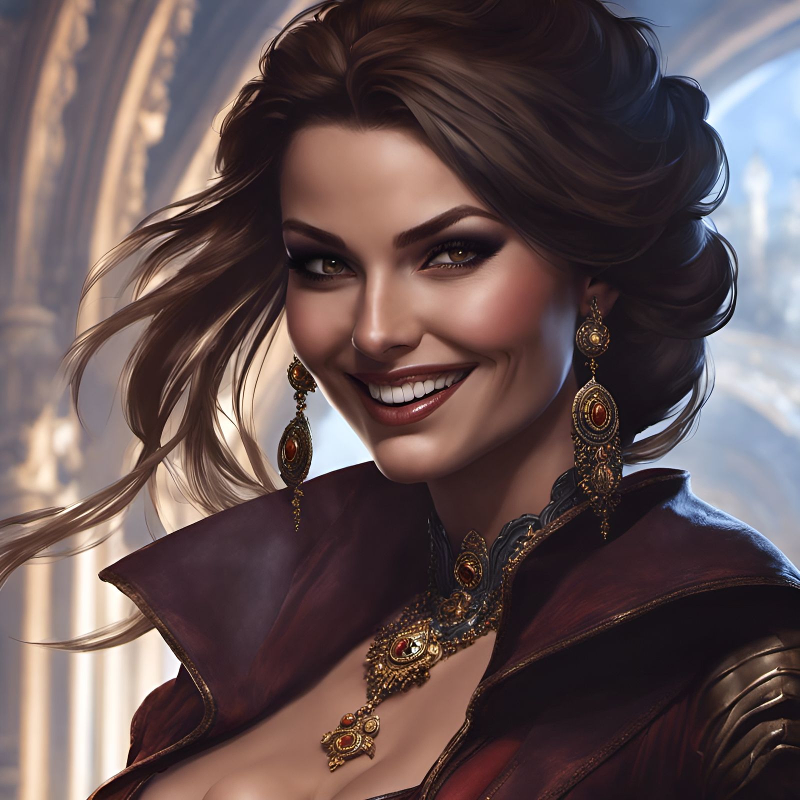 Stunning Female Thief with Intricate Detail, 8K